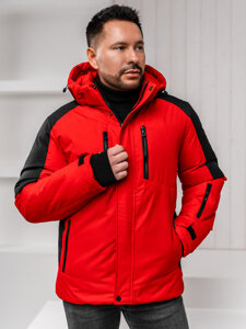 Uomo Giacca invernale Rosso Bolf 91M9902A1