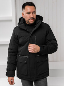 Uomo Giubbotto invernale tipo parka Nero Bolf 22M323A1