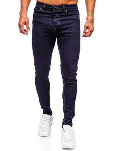 Uomo Jeans vestibilità skinny Blu scuro Bolf 5308