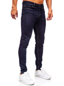 Uomo Jeans vestibilità skinny Blu scuro Bolf 5308