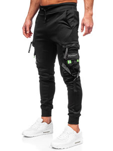 Uomo Joggers cargo Nero Bolf HS7162