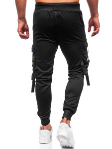 Uomo Joggers cargo Nero Bolf HS7162