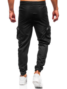 Uomo Joggers cargo Nero Bolf HSS296