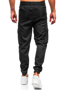 Uomo Joggers cargo Nero Bolf HSS298