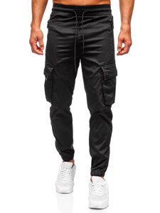 Uomo Joggers cargo Nero Bolf HSS300