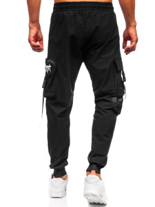 Uomo Joggers cargo Nero Bolf K15