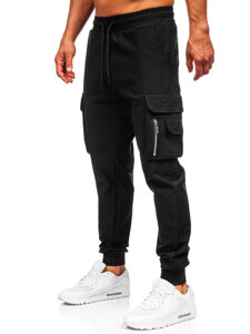 Uomo Joggers cargo Nero Bolf K16