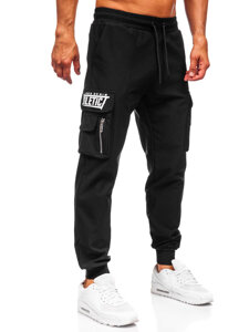 Uomo Joggers cargo Nero Bolf K16