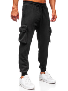 Uomo Joggers cargo Nero Bolf K17