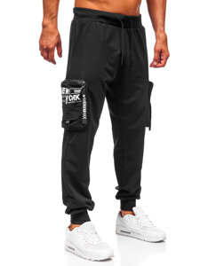 Uomo Joggers cargo Nero Bolf K20