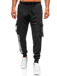 Uomo Joggers cargo Nero Bolf K21