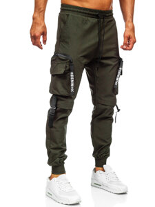 Uomo Joggers cargo Verde Bolf K13