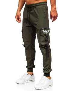 Uomo Joggers cargo Verde Bolf K15