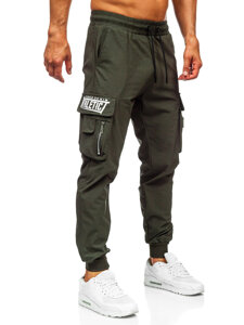 Uomo Joggers cargo Verde Bolf K16