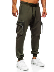 Uomo Joggers cargo Verde Bolf K19