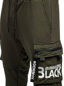 Uomo Joggers cargo Verde Bolf K19