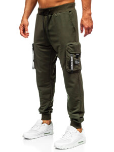 Uomo Joggers cargo Verde Bolf K20