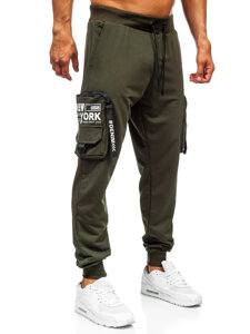 Uomo Joggers cargo Verde Bolf K20