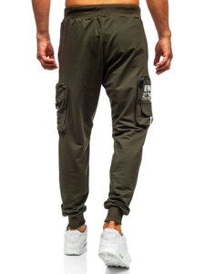 Uomo Joggers cargo Verde Bolf K20