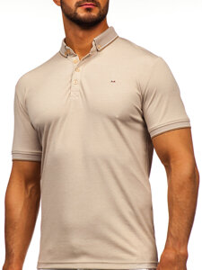 Uomo Maglietta polo Beige Bolf 2006