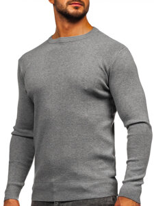 Uomo Maglione Grigio Bolf H2401