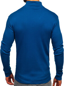 Uomo Maglione a collo alto Blu scuro Bolf 534