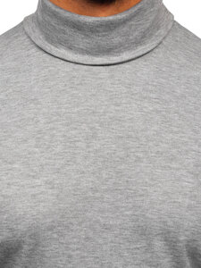 Uomo Maglione a collo alto basic Grigio Bolf 535