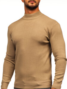 Uomo Maglione dolcevita basic Beige Bolf H2402