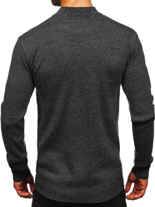 Uomo Maglione dolcevita basic Grafite Bolf S8727