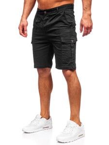 Uomo Pantaloncini cargo Nero Bolf MP0188N