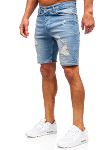 Uomo Pantaloncini in jeans Blu Bolf 0464