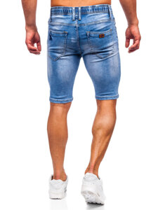 Uomo Pantaloncini in jeans Blu Bolf TF184