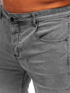 Uomo Pantaloncini in jeans Grafite Bolf MP0274