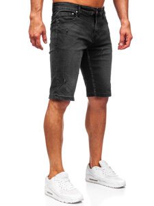 Uomo Pantaloncini in jeans Nero Bolf TF194