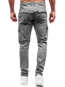 Uomo Pantaloni cargo Grigio Bolf J700