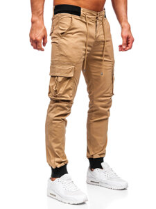 Uomo Pantaloni cargo jogger Camel Bolf MP0208K