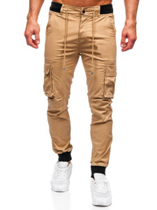 Uomo Pantaloni cargo jogger Camel Bolf MP0208K