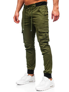 Uomo Pantaloni cargo jogger Khaki Bolf MP0208MV