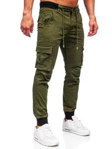 Uomo Pantaloni cargo jogger Khaki Bolf MP0208MV