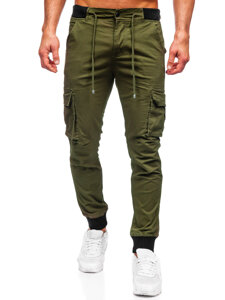 Uomo Pantaloni cargo jogger Khaki Bolf MP0208MV