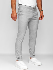 Uomo Pantaloni chino in tessuto Grigio Bolf 0041