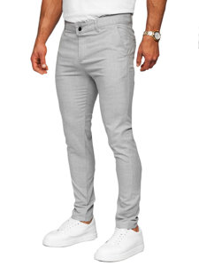 Uomo Pantaloni chino in tessuto Grigio Bolf 0041