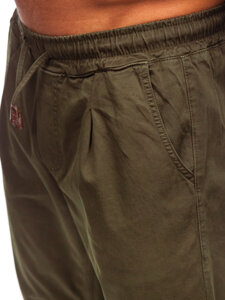 Uomo Pantaloni chino in tessuto Khaki Bolf 6237