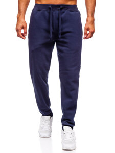 Uomo Pantaloni da jogging spessi Blu scuro Bolf MS002