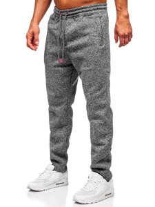 Uomo Pantaloni di tuta caldi Antracite Bolf Q1105