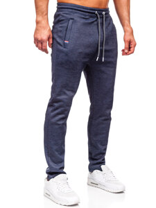 Uomo Pantaloni di tuta caldi Blu scuro Bolf Q1081