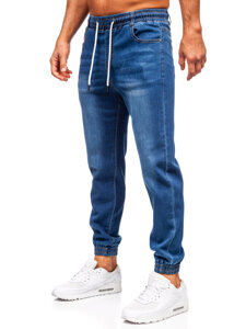 Uomo Pantaloni in jeans jogger Blu Bolf 8155