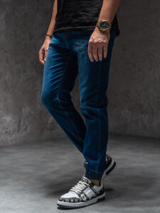 Uomo Pantaloni in jeans jogger Blu Bolf 8155A1