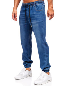 Uomo Pantaloni in jeans jogger Blu scuro Bolf 8151