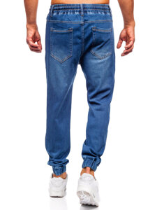 Uomo Pantaloni in jeans jogger Blu scuro Bolf 8151